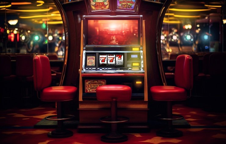 Studio live-dealer baccarat dengan dealer sungguhan dan kartu fisik